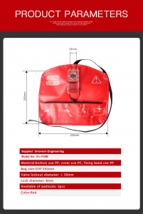 Flange Valve Lockout Bag supplier in Bangladesh.