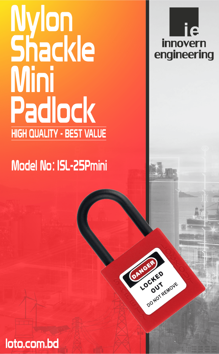 Nylon Shackle Mini Padlock supplier in Dhaka, Bangladesh