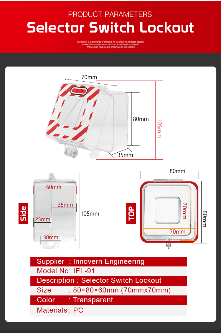 Selector Switch Lockout supplier in Bangladesh.