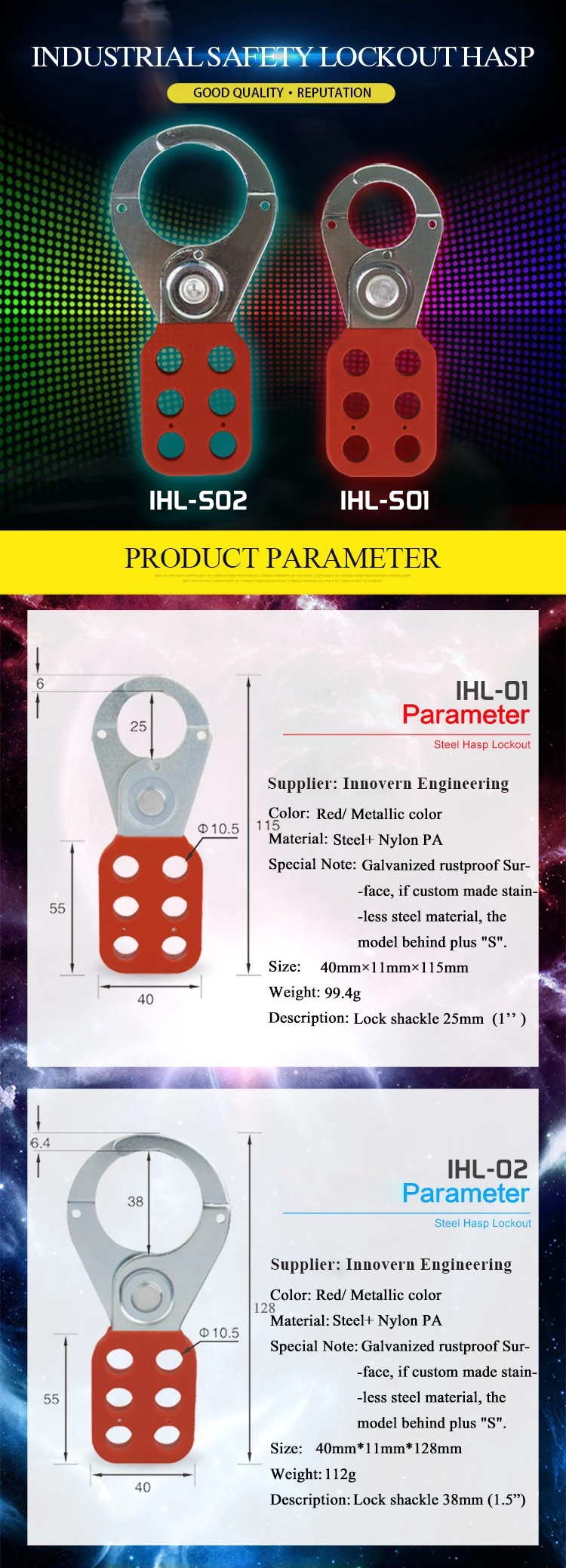 Steel Lockout HASP supplier in Bangladesh.