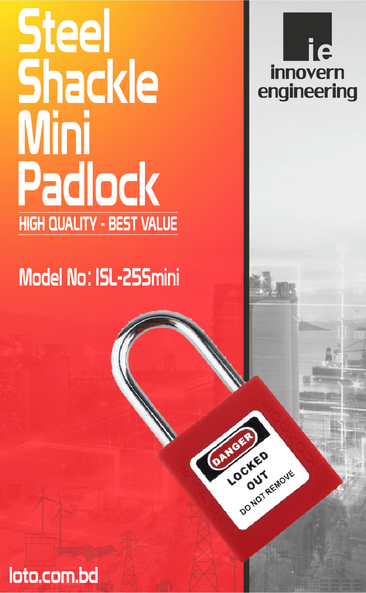 Steel Shackle Mini Padlock supplier in Dhaka, Bangladesh