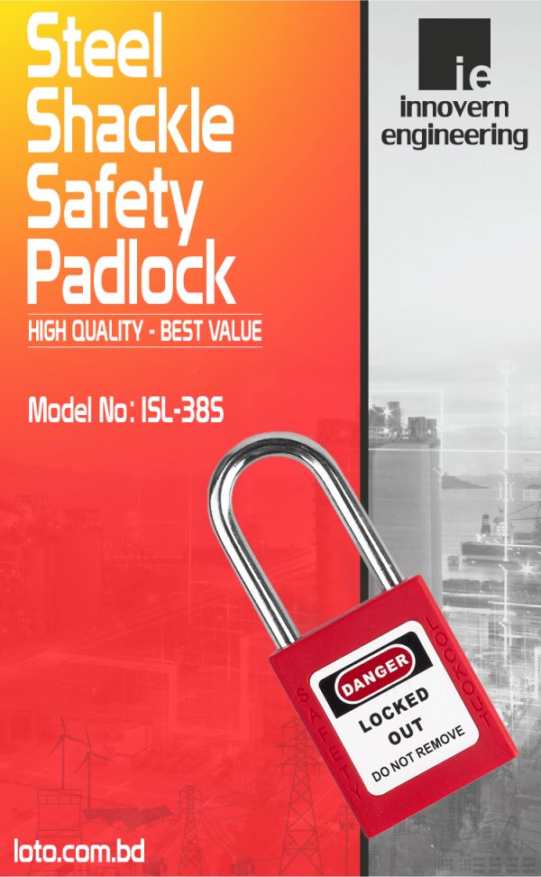 Safety Lockout Padlock Poster