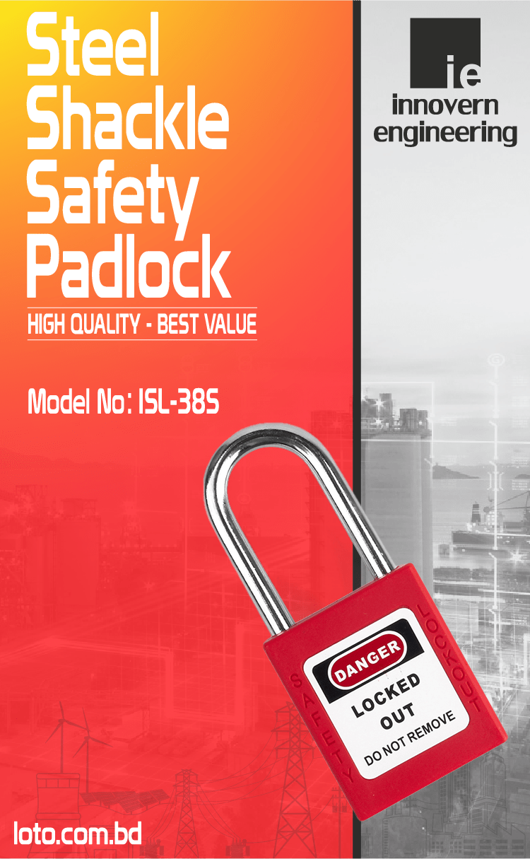 Steel Shackle Safety Padlock supplier in Dhaka, Bangladesh