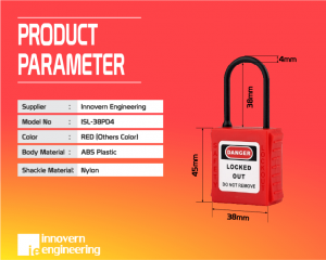 Thin Nylon Shackle Safety Padlock supplier in Dhaka, Bangladesh